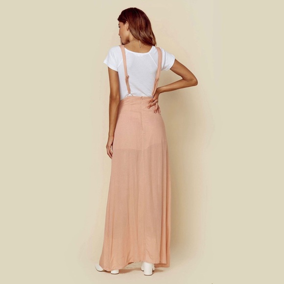 Suspender button front maxi skirt - Picture 4 of 5